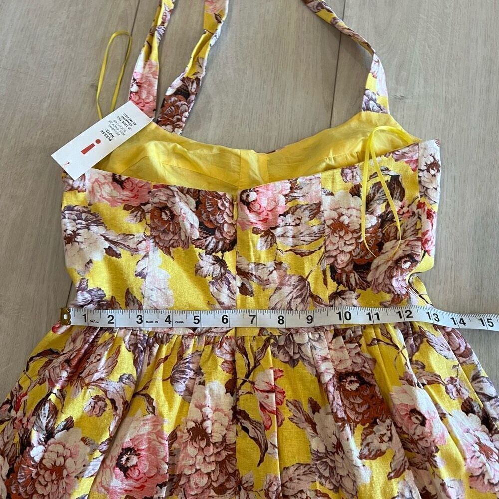 Bardot Women's Labella Floral Halter Midi Dress size xs - Picture 5 of 10